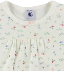 Petit Bateau Nattøj - 2-Delt - Marshmallow/Multicolor