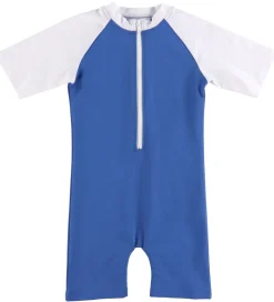 Petit Crabe Badeheldragt - Multicolor - UV50+ - Sapphire/White