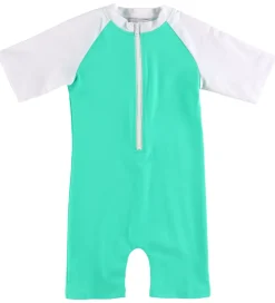 Petit Crabe Badeheldragt - Multicolor - UV50+ - Parrot/White