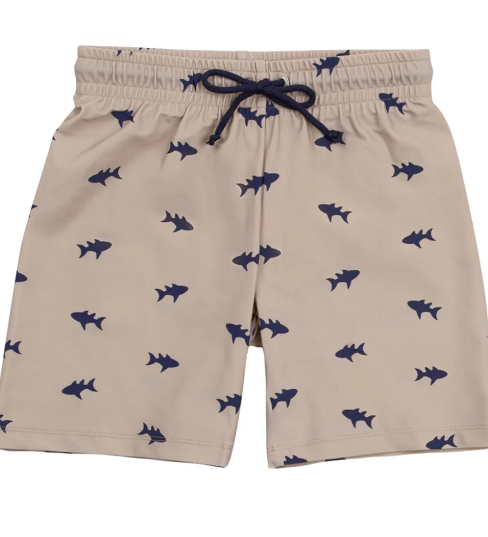 Petit Crabe Badeshorts - Alex - UV50+ - Sand Fish