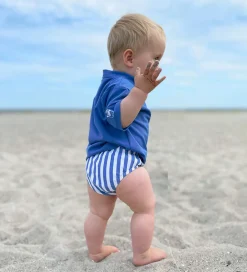 Petit Crabe Blebadebukser - Leo - UV50+ - Vertical Stripes