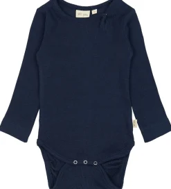 Petit Piao Body l/æ - Rib - Modal - Dress Blues