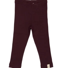 Petit Piao Leggings - Rib - Modal - Dark Grape