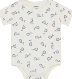 Pippi Baby Bodyer k/æ - 4-pak - Flint Stone