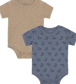 Pippi Baby Bodyer k/æ - 4-pak - Flint Stone