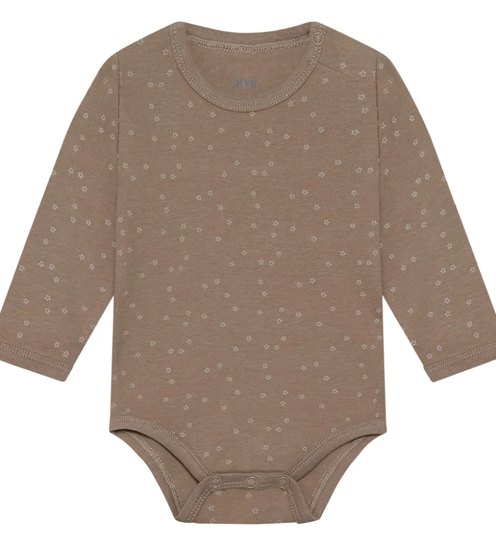 Pippi Baby Bodyer l/æ - 4-pak - Flint Stone