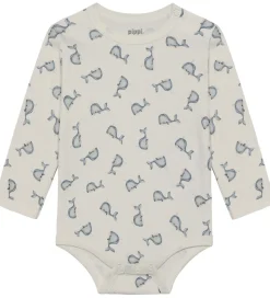 Pippi Baby Bodyer l/æ - 4-pak - Flint Stone