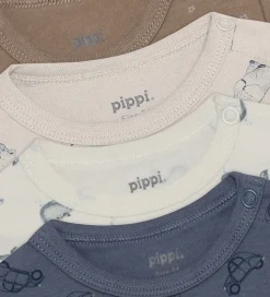 Pippi Baby Bodyer l/æ - 4-pak - Flint Stone