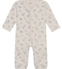 Pippi Baby Natdragter m. Fødder - 2-pak - Flint Stone