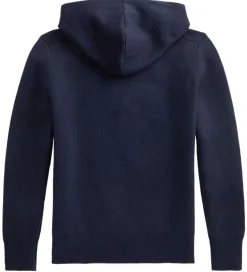 Polo Ralph Lauren Hættetrøje - Strik - Letterman - Navy m. Gul/G