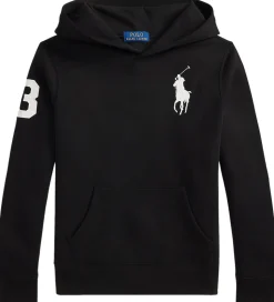 Polo Ralph Lauren Hættetrøje - Sort m. Hvid