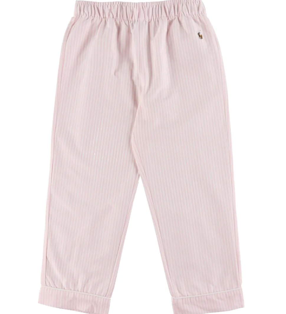 Polo Ralph Lauren Nattøj - Oxford - Bath Pink/White Striped