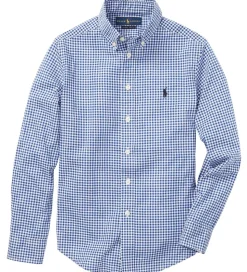 Polo Ralph Lauren Skjorte - Core Replen - Blå/Hvidternet