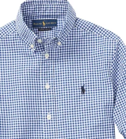 Polo Ralph Lauren Skjorte - Core Replen - Blå/Hvidternet