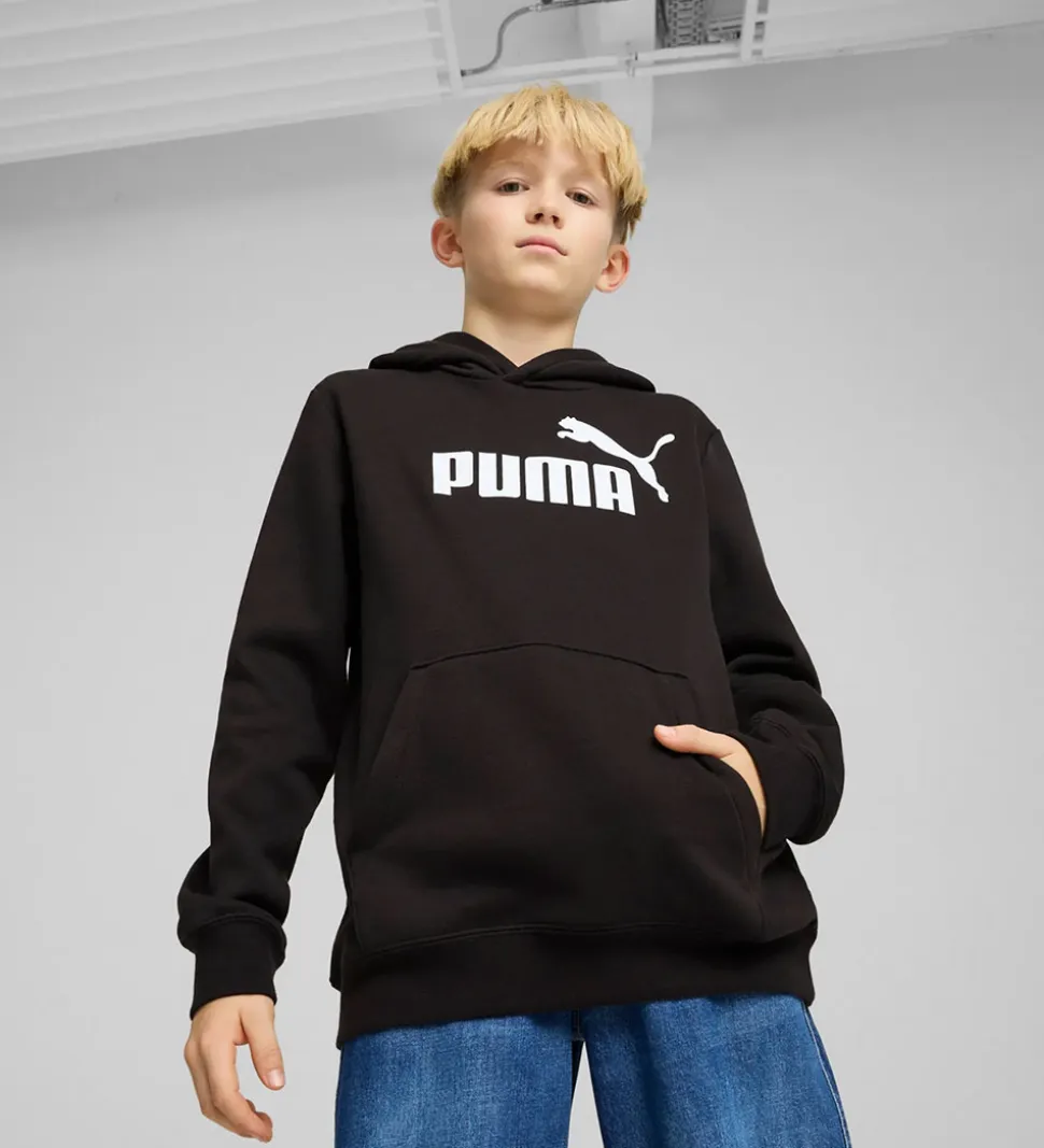 Puma Hættetrøje - Sort m. Hvid