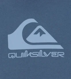 Quiksilver Hættetrøje - Comp Logo - China Blue