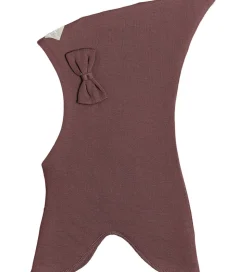 Racing Kids Elefanthue - 2-lags - Dusty Heather m. Sløjfe