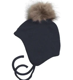 Racing Kids Hue - Uld/Bomuld - Classic Navy m. Kvast