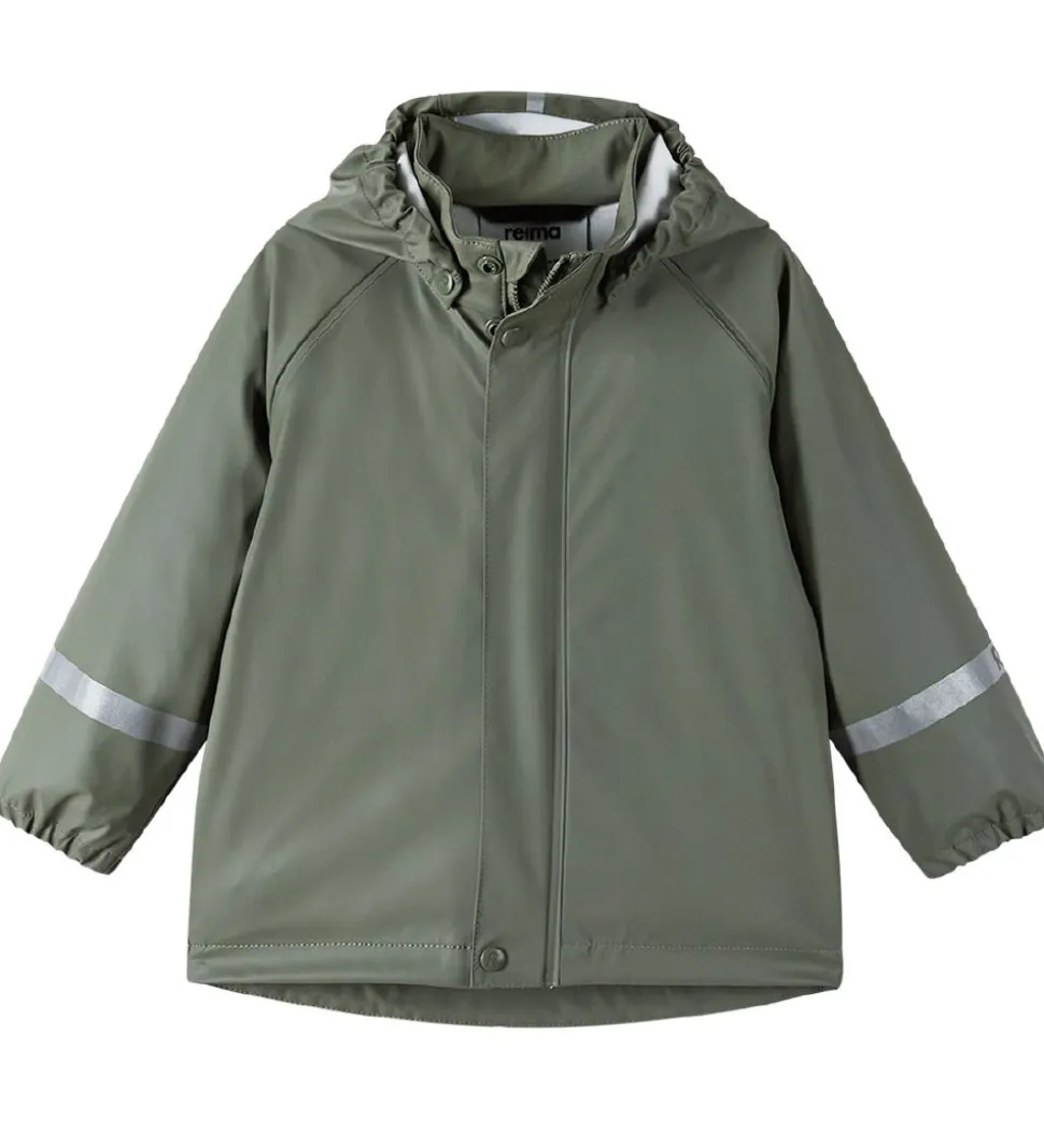 Reima Regntøj m. Seler - Tihku - PU - Greyish Green
