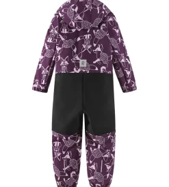 Reima Softshelldragt m. Fleece - Nurmes - Lilla m. Ræve