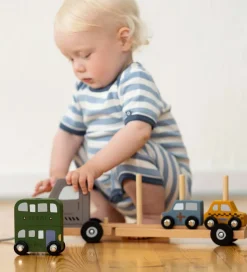 Smallstuff Sommerdragt - Striped - Denim/White