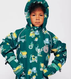 Småfolk Luffer - Evergreen m. Køretøjer