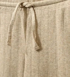 Sofie Schnoor bukser - LovaSK - Beige m. Hulmønster