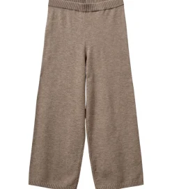 Sofie Schnoor Bukser - Uld - Strik - Lovask - Brunmeleret