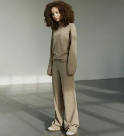 Sofie Schnoor Bukser - Uld - Strik - Vulasy - Deer Melange