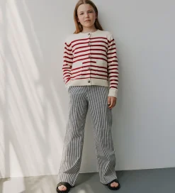 Sofie Schnoor Cardigan - Strik - Off White/Rød