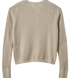 Sofie Schnoor Cardigan - Strik - CisseSY - Beige m. Hulmønster