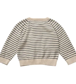 Sofie Schnoor Cardigan - Strik - Oslo - Off White Striped