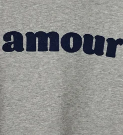 Sofie Schnoor Girls Hættetrøje - Simona - Gråmeleret m. Print