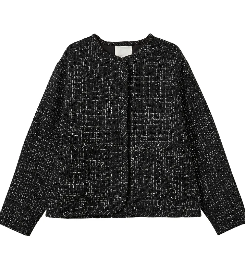 Sofie Schnoor Jakke - Hollysy - Sort m. Glimmertern