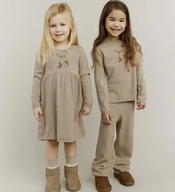 Sofie Schnoor Kjole - Strik - Uld - Dagnysb - Brunmeleret