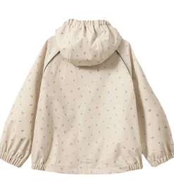 Sofie Schnoor Regntøj - PU - Varask - Sand m. Blomster