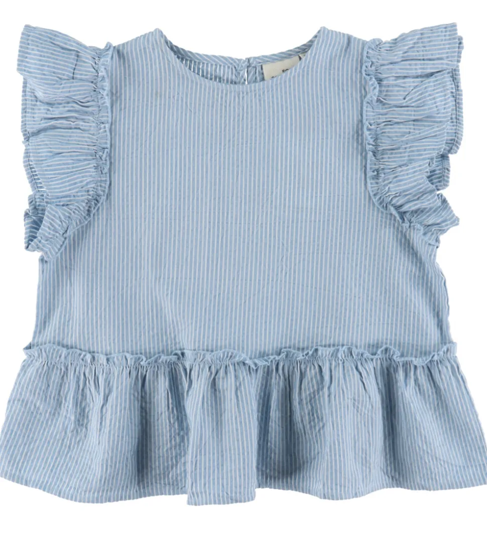 Sofie Schnoor Top - Sallysy - Light Blue Stripe