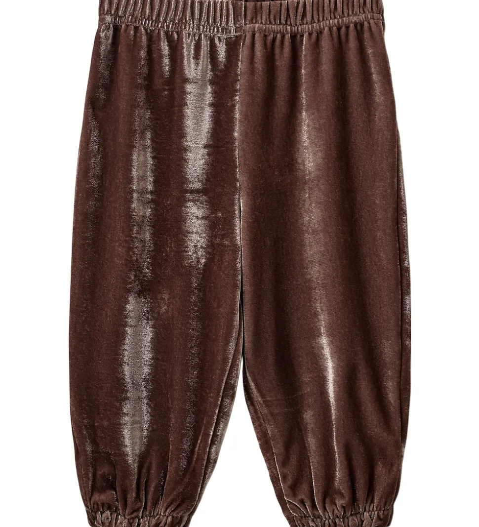 Sofie Schnoor Velourbukser - Carlinasb - Soft Brown