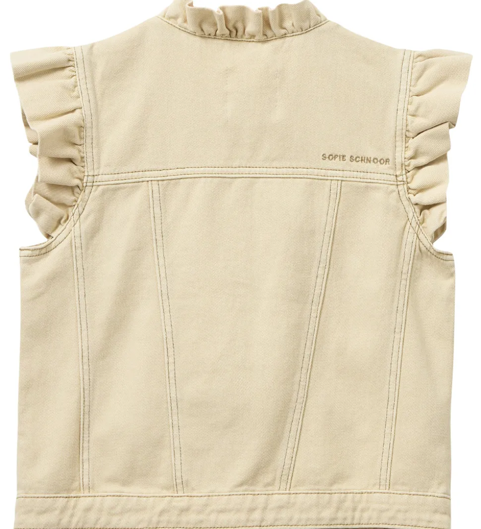 Sofie Schnoor Vest - Denim - Arahsy - Off White Sand