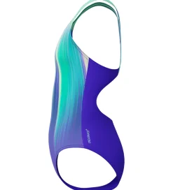 Speedo Badedragt - Digi Placement Splashback - Grøn/Lilla