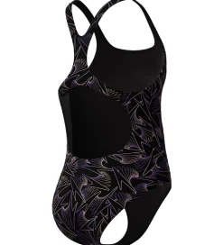 Speedo Badedragt - HyperBoom Allover Medalist - Sort/Fersken