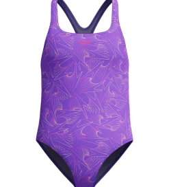 Speedo Badedragt - HyperBoom Allover Medalist - Lilla/Pink