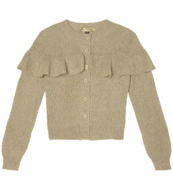 Stella McCartney Kids Cardigan - Strik - Beige/Guld