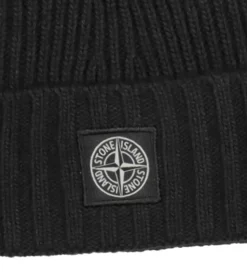 Stone Island Hue - Uld/Viskose - Sort