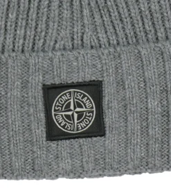 Stone Island Hue - Uld/Viskose - Mørkegråmeleret