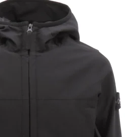 Stone Island Softshelljakke m. Vattering - Sort