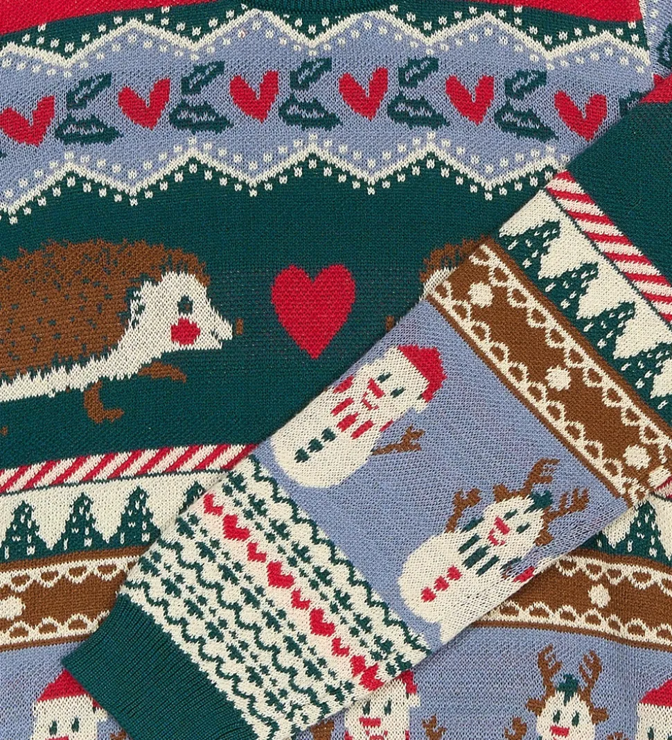 The New Bluse - Strik - TnHoliday Jacquard - Multifarvet