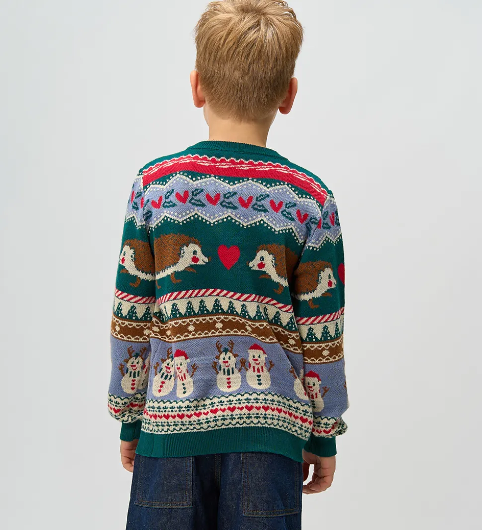 The New Bluse - Strik - TnHoliday Jacquard - Multifarvet