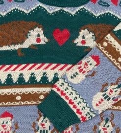 The New Bluse - Strik - TnstHoliday Jacquard - Multifarvet