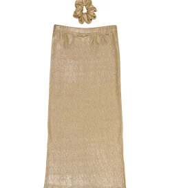 The New Nederdel m. Scrunchie - TnRosalind - Guld